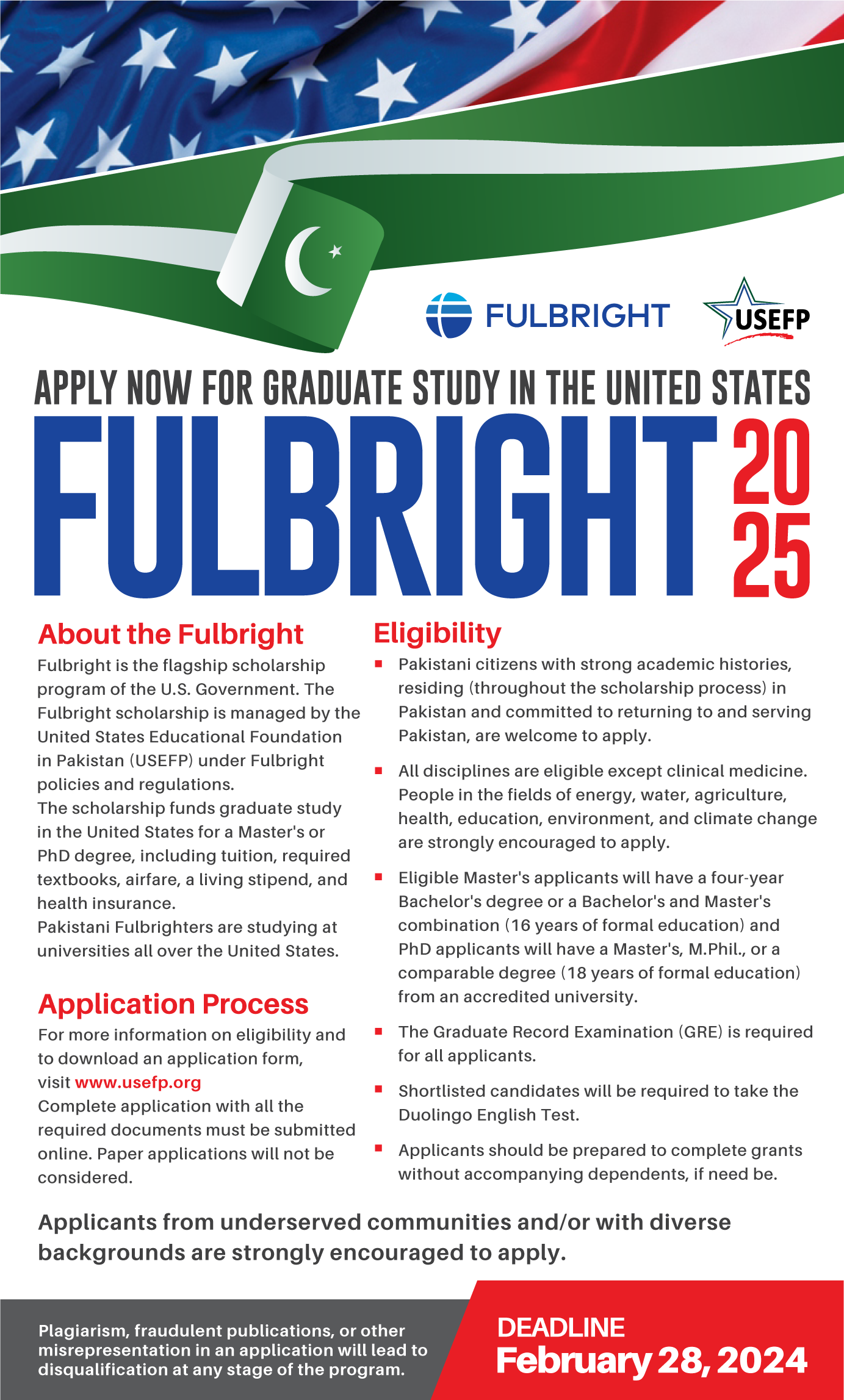 US Announces Fulbright Scholarships For Pakistani Students How To Apply
